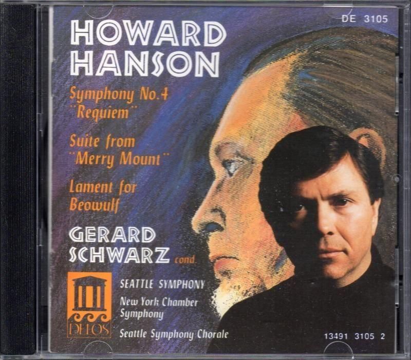 メイン画像:ハンソン:交響曲第4番,ベーオウルフへの哀歌 他 シュワルツ=Seat 他 (DE3105)ジャケット写真 メイン画像:ハンソン:交響曲第4番,ベーオウルフへの哀歌 他 シュワルツ=Seat 他 (DE3105)ジャケット写真
