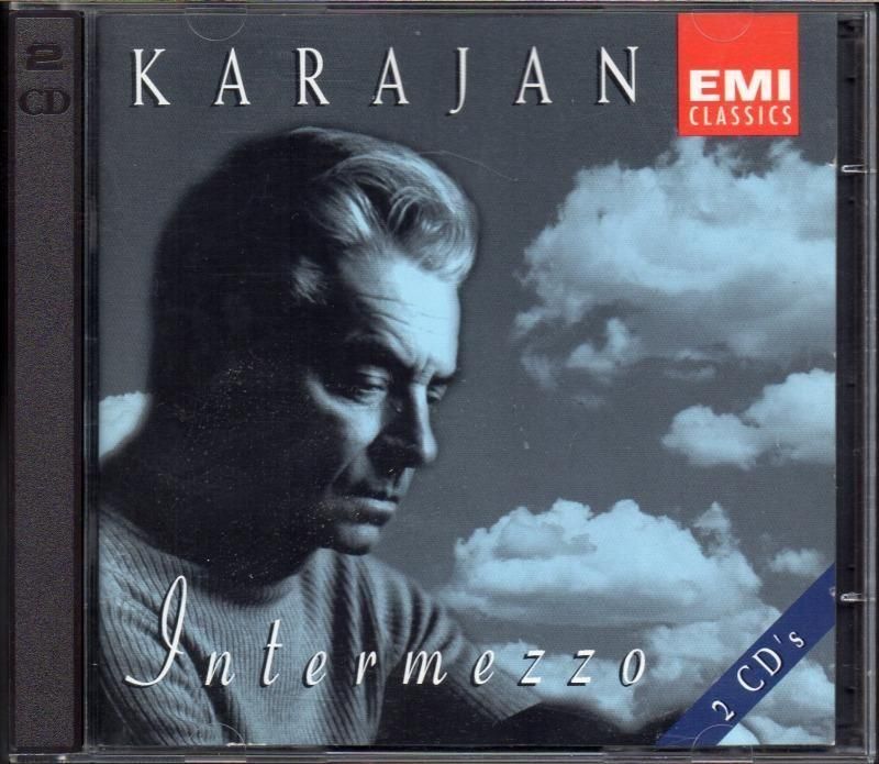 メイン画像:カラヤン <インテルメッツォ> 管弦楽小品集 (20曲) BP, PO (EMI・2CD)ジャケット写真 メイン画像:カラヤン <インテルメッツォ> 管弦楽小品集 (20曲) BP, PO (EMI・2CD)ジャケット写真