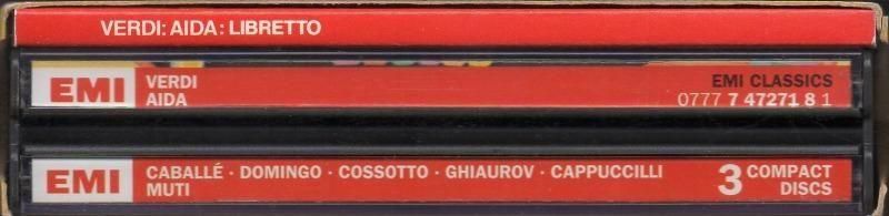 サブ画像2:▽ヴェルディ:アイーダ ムーティ=NPO; カバリエ(S) ドミンゴ(T) 他 (CDS7472718・3CD)ジャケット写真 サブ画像2:▽ヴェルディ:アイーダ ムーティ=NPO; カバリエ(S) ドミンゴ(T) 他 (CDS7472718・3CD)ジャケット写真