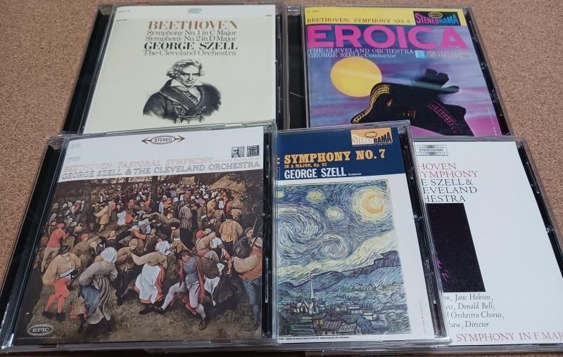 サブ画像4:▽{SACD-HYBR} ベートーヴェン:交響曲全集 セル=Clev 他 (SICC10224・5CD)ジャケット写真 サブ画像4:▽{SACD-HYBR} ベートーヴェン:交響曲全集 セル=Clev 他 (SICC10224・5CD)ジャケット写真