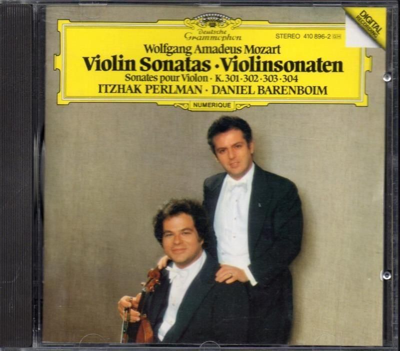 メイン画像:モーツァルト:vnソナタ K301〜304 パールマン(vn) バレンボイム(p) (DG)ジャケット写真 メイン画像:モーツァルト:vnソナタ K301〜304 パールマン(vn) バレンボイム(p) (DG)ジャケット写真