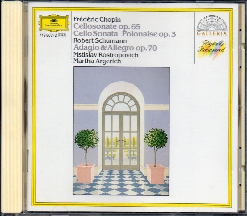 メイン画像:ショパン:チェロ・ソナタ 他 ロストロポーヴィチ(vc) アルゲリッチ(p) (DG)
ジャケット写真 メイン画像:ショパン:チェロ・ソナタ 他 ロストロポーヴィチ(vc) アルゲリッチ(p) (DG)
ジャケット写真