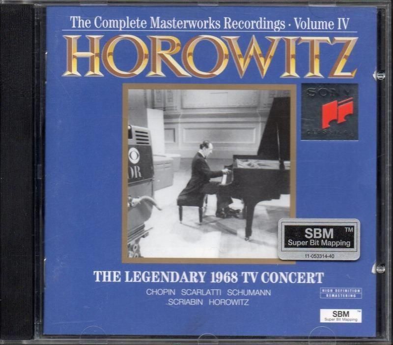 メイン画像:ホロヴィッツ・オン・テレヴィジョン1968 (SK53465)ジャケット写真 メイン画像:ホロヴィッツ・オン・テレヴィジョン1968 (SK53465)ジャケット写真
