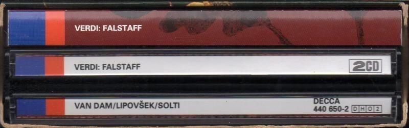サブ画像2:▽ヴェルディ:ファルスタッフ ショルティ=BP; ヴァン・ダム(Bs) 他 /L (DECCA・2CD)ジャケット写真 サブ画像2:▽ヴェルディ:ファルスタッフ ショルティ=BP; ヴァン・ダム(Bs) 他 /L (DECCA・2CD)ジャケット写真