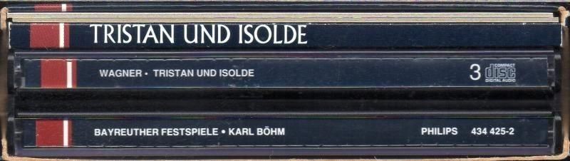 サブ画像2:▽ワーグナー:トリスタンとイゾルデ ベーム=バイロイト; ニルソン(T) 他 /L (PHILIPS・3CD)ジャケット写真 サブ画像2:▽ワーグナー:トリスタンとイゾルデ ベーム=バイロイト; ニルソン(T) 他 /L (PHILIPS・3CD)ジャケット写真
