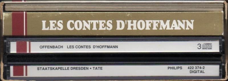 サブ画像2:▽オッフェンバック:ホフマン物語 テイト=SKD; アライサ(T) 他 (PHILIPS・3CD)ジャケット写真 サブ画像2:▽オッフェンバック:ホフマン物語 テイト=SKD; アライサ(T) 他 (PHILIPS・3CD)ジャケット写真