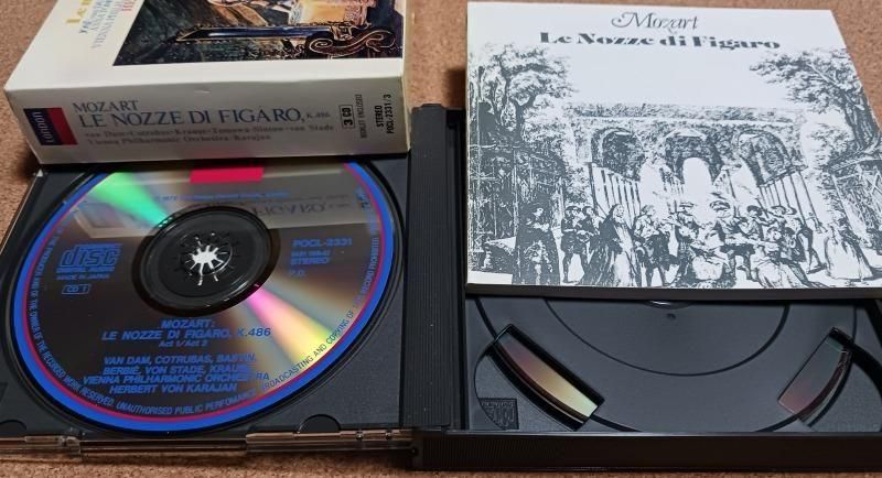 サブ画像3:▽モーツァルト:フィガロの結婚 カラヤン=WP; コトルバス(S) 他 (POCL2331・3CD)ジャケット写真 サブ画像3:▽モーツァルト:フィガロの結婚 カラヤン=WP; コトルバス(S) 他 (POCL2331・3CD)ジャケット写真