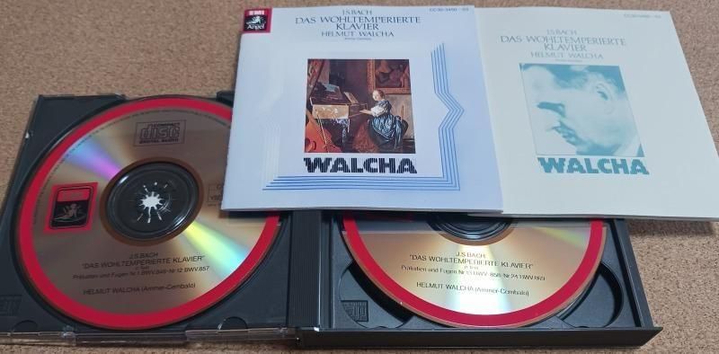 サブ画像2:バッハ:平均律クラヴィーア曲集全曲 ヴァルヒャ(cemb) (CC30-3450・4CD)ジャケット写真 サブ画像2:バッハ:平均律クラヴィーア曲集全曲 ヴァルヒャ(cemb) (CC30-3450・4CD)ジャケット写真