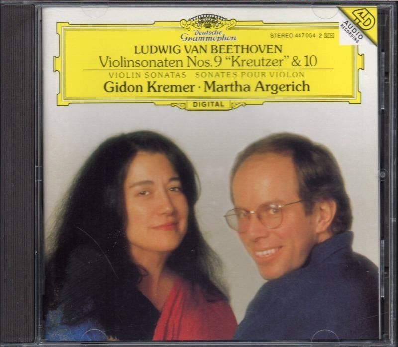 メイン画像:ベートーヴェン:ヴァイオリン・ソナタ第9,10番 クレーメル(vn) アルゲリッチ(p) (DG)ジャケット写真 メイン画像:ベートーヴェン:ヴァイオリン・ソナタ第9,10番 クレーメル(vn) アルゲリッチ(p) (DG)ジャケット写真