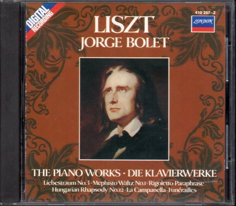 【売約済】ボレット／愛の夢～リスト：ピアノ名曲集 リスト：ピアノ名曲集 (愛の夢, カンパネラ 他) ボレット(p) （DECCA