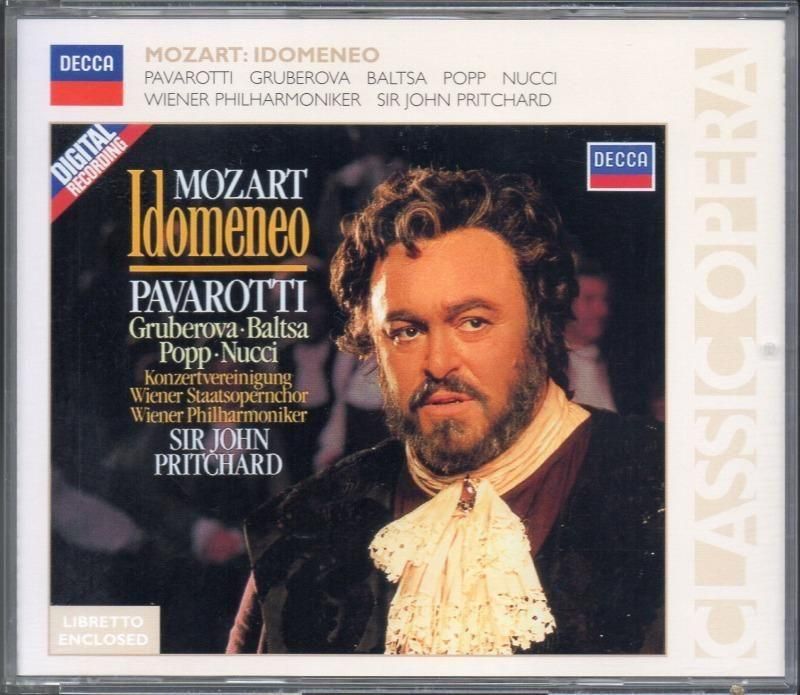 メイン画像:モーツァルト:イドメネオ プリッチャード=WP; パヴァロッティ(T) バルツァ(MS) 他 (DECCA・3CD)ジャケット写真 メイン画像:モーツァルト:イドメネオ プリッチャード=WP; パヴァロッティ(T) バルツァ(MS) 他 (DECCA・3CD)ジャケット写真