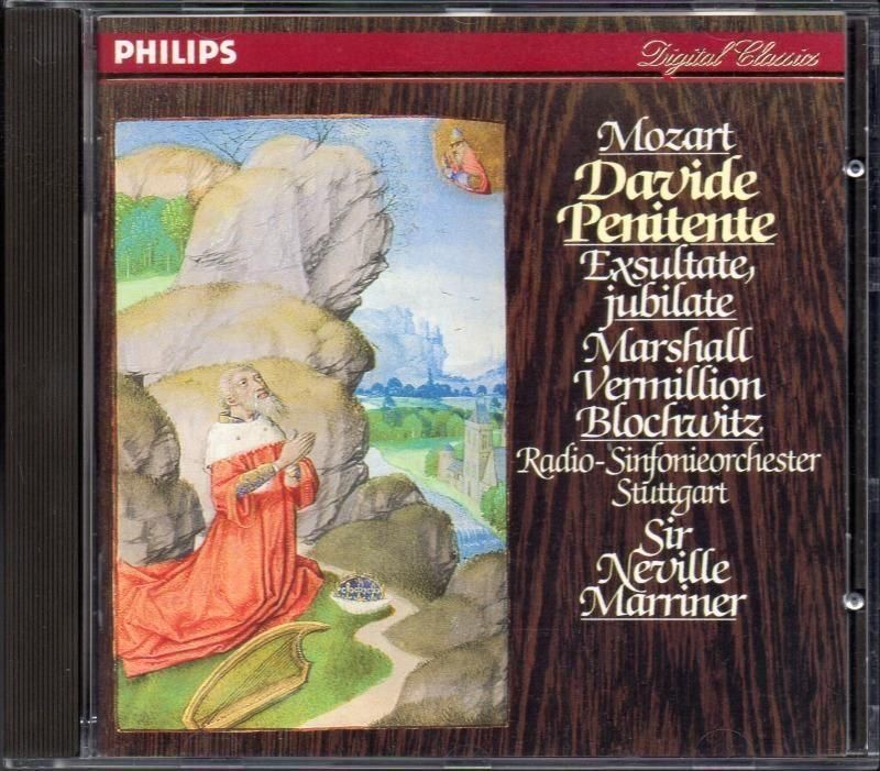 メイン画像:モーツァルト:悔悟するダヴィデ,エクスルターテ マリナー=RSOS,マーシャル(S) 他 (32CD828)ジャケット写真 メイン画像:モーツァルト:悔悟するダヴィデ,エクスルターテ マリナー=RSOS,マーシャル(S) 他 (32CD828)ジャケット写真