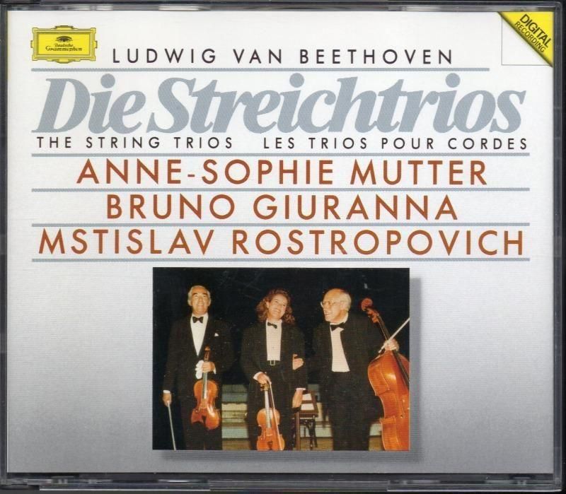 メイン画像:ベートーヴェン:弦楽三重奏曲全曲 ムター(vn) ジュランナ(va) ロストロポーヴィチ(vc) (F00G20385・2CD)ジャケット写真 メイン画像:ベートーヴェン:弦楽三重奏曲全曲 ムター(vn) ジュランナ(va) ロストロポーヴィチ(vc) (F00G20385・2CD)ジャケット写真
