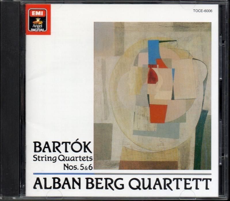 メイン画像:バルトーク:弦楽四重奏曲第5,6番 アルバン・ベルクQ (TOCE6006)ジャケット写真 メイン画像:バルトーク:弦楽四重奏曲第5,6番 アルバン・ベルクQ (TOCE6006)ジャケット写真