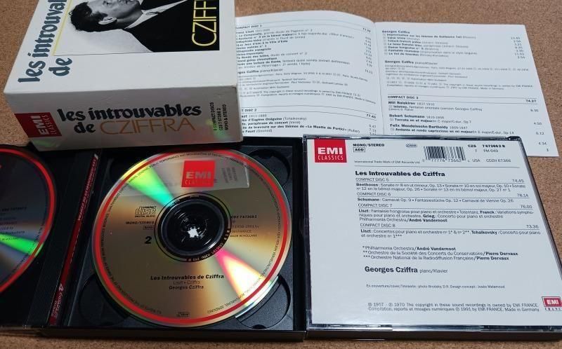 サブ画像2:▽ジョルジュ・シフラ(p) <アントロヴァブル> (CZS7673662・8CD)ジャケット写真 サブ画像2:▽ジョルジュ・シフラ(p) <アントロヴァブル> (CZS7673662・8CD)ジャケット写真