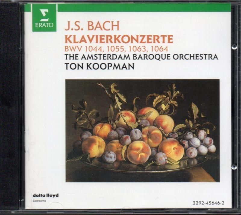 メイン画像:バッハ:3台のチェンバロ協奏曲集,三重協奏曲 他 コープマン(cemb) ABO 他(ERATO)ジャケット写真 メイン画像:バッハ:3台のチェンバロ協奏曲集,三重協奏曲 他 コープマン(cemb) ABO 他(ERATO)ジャケット写真