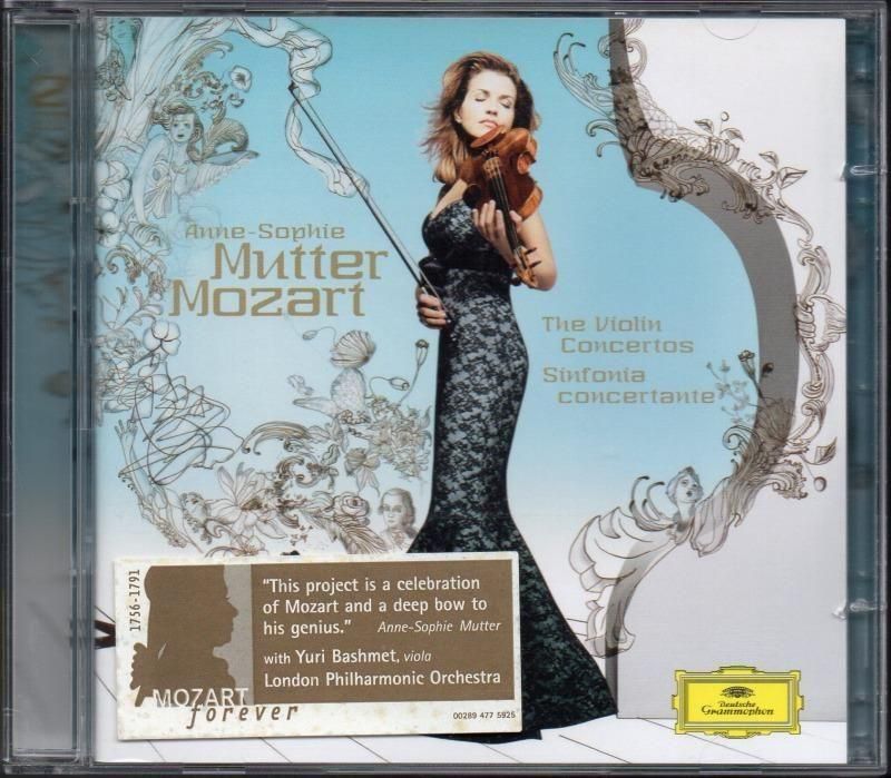 メイン画像:モーツァルト:vn協奏曲全曲 他 ムター(vn, cond) LPO,バシュメット(va) (DG・2CD)ジャケット写真 メイン画像:モーツァルト:vn協奏曲全曲 他 ムター(vn, cond) LPO,バシュメット(va) (DG・2CD)ジャケット写真