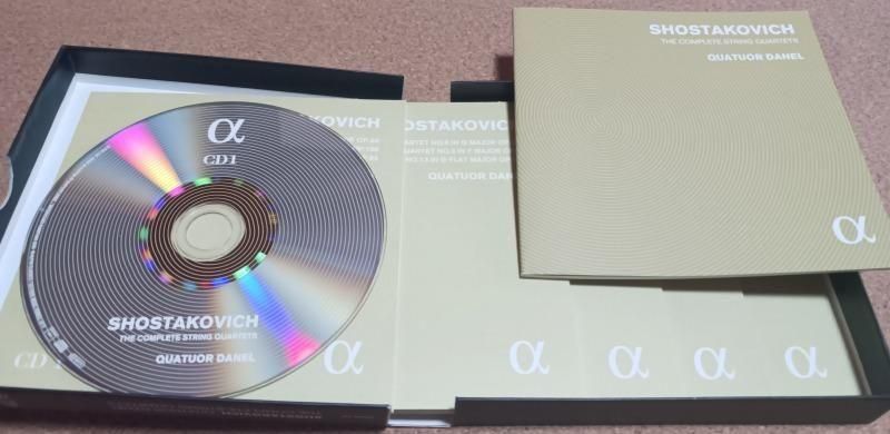 サブ画像2:ショスタコーヴィチ:弦楽四重奏曲全集 ダネルQ (ALPHA226・5CD)ジャケット写真 サブ画像2:ショスタコーヴィチ:弦楽四重奏曲全集 ダネルQ (ALPHA226・5CD)ジャケット写真
