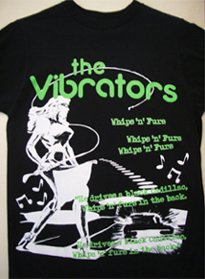 THE VIBRATORS / WHIPS'N'FURS Tシャツ [youth L] - record KNOX