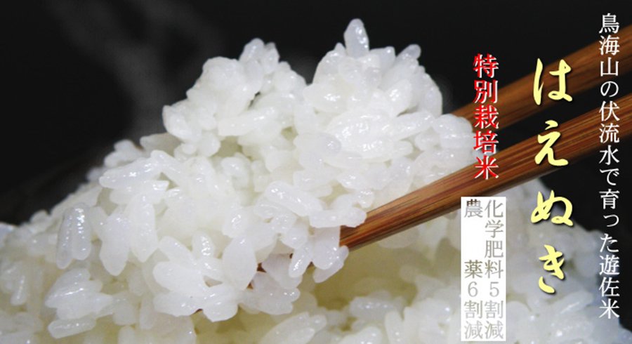 特別栽培米はえぬき