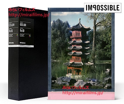 IMPOSSIBLE Color 8x10 Film カラーフィルム 1箱10枚 - みらい