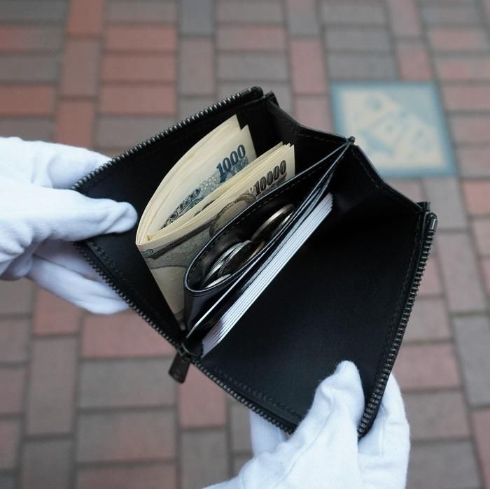 墨染クロコダイル L字ファスナー財布 墨染クロコダイル L字ファスナー財布