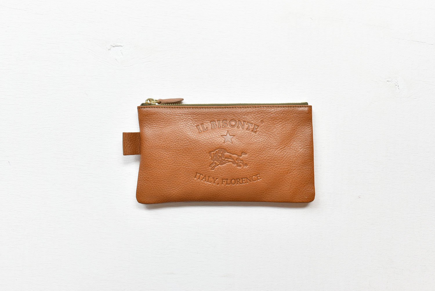 IL BISONTE LEATHER POUCH イルビゾンテ レザーポーチ - 財布