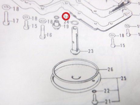 Z1Z2 カワサキ 純正オイルドレンボルトのOリング 新品 - Z1 Z2 純正 ...