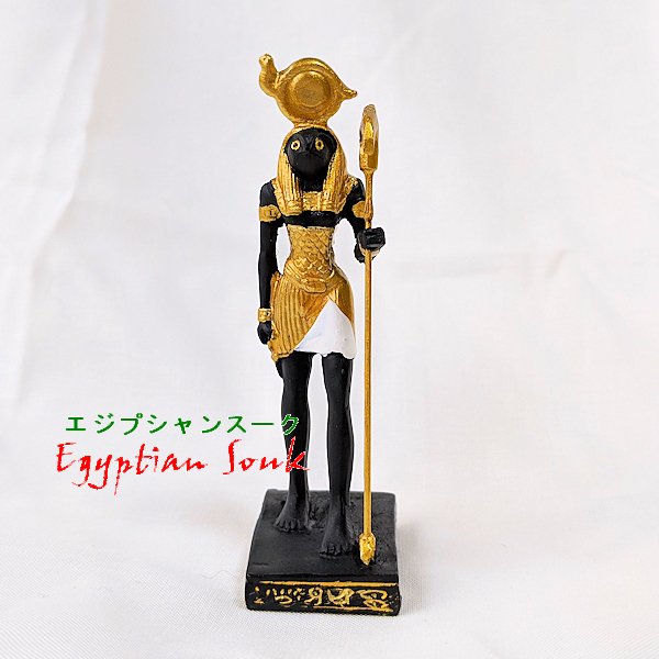 ミニ・エジプト神ホルス ハヤブサ頭神 人姿立像フィギュア置物レプリカ