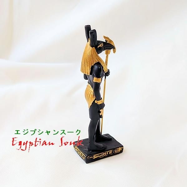 エジプト神像✿カイロにて購入✿6点セット ミニ・エジプト神セト ジャッカル豚頭神 人姿立像 フィギュア