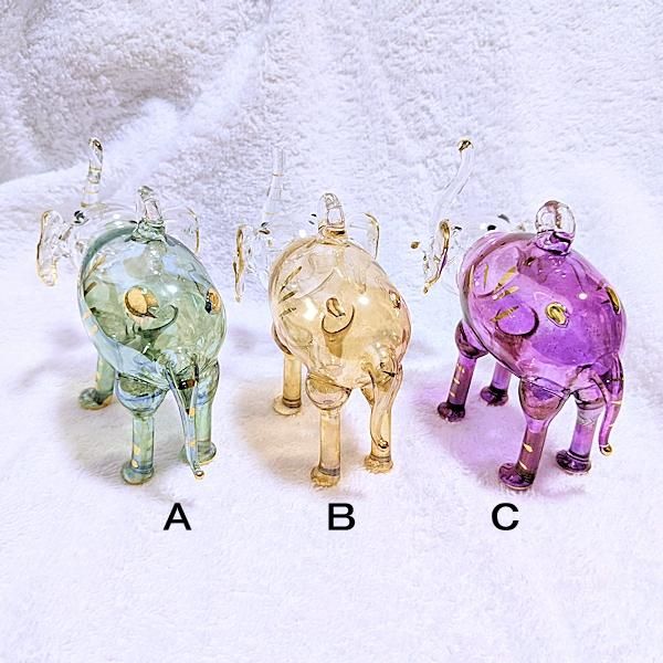 エジプトガラス飾り ゾウ（宅急便のみ） - エジプシャンスーク