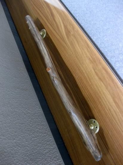 流木　ドアハンドル　ドアノブ　取手　長さ68cm　曲がり　白　#1 m92149600633_1.jpg?1733030982