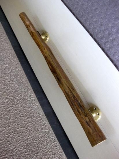 流木 ドアハンドル ドアノブ 取手 長さ60cm 枝の名残りと反り