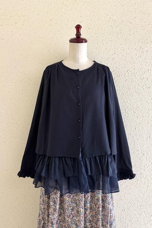 エリテHeriter フリルブラウス Heriter