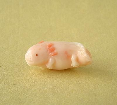 森謙次 帯留 ウーパールーパー 三分紐用 和こもの花影抄 森謙次 帯留 ウーパールーパー 三分紐用 和こもの花影抄