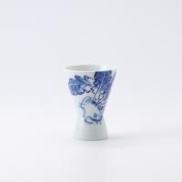 ６点◆平戸焼 三川内焼◆十四代 玉泉作◆冷茶・焼酎・ビールグラス②茶托②盛皿② 6点◇平戸焼 三川内焼◇十四代 玉泉作◇冷茶・焼酎・ビール