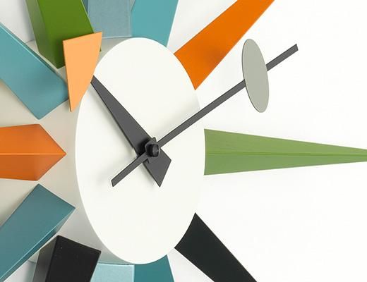 vitra ヴィトラ ジョージ・ネルソン サンバースト クロック マルチカラー HOLD※ Vitra/ヴィトラ George Nelson/ジョージ・ネルソン サン