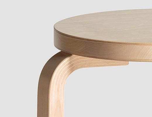 スツール60（ナチュラルラッカー） | artek [メトロクス札幌]