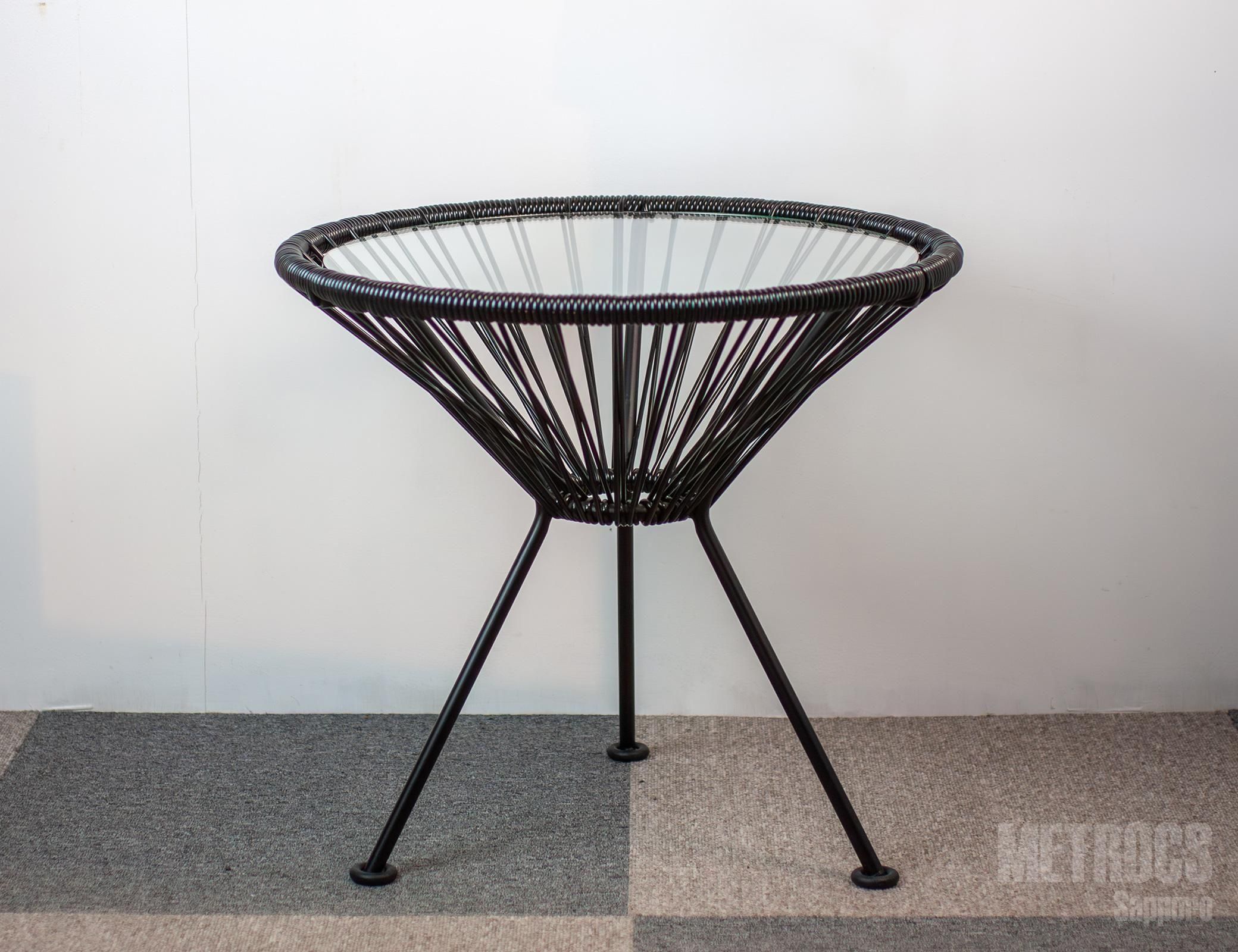 アカプルコ・サイドテーブル ブラック【20%OFF】