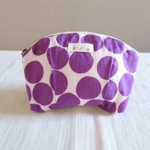 パステル紫蝶々⑯ポーチ④♡防水布ナプキン オーガニック竹 ライナー