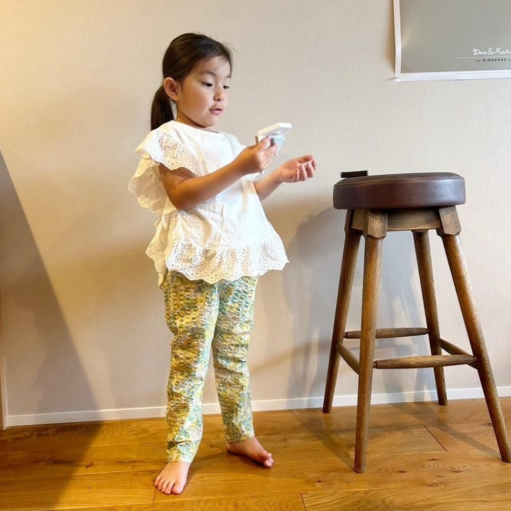 萠 MOYURU✨️サルエルパンツ やわらかコットン 新品❗️萌 もゆる MOYURU 無地さらさらサルエルパンツ