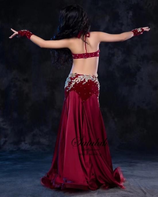 オリエンタル衣装 サテンフラワー【全3色】 OC0580 - ベリーダンス