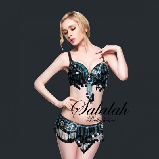 ベリーダンス衣装 ブラ、ベルト2点セット br0047 - ベリー