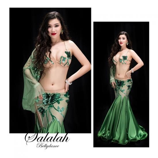 オリエンタル衣装 バタフライデザイン OC1210 - ベリーダンス