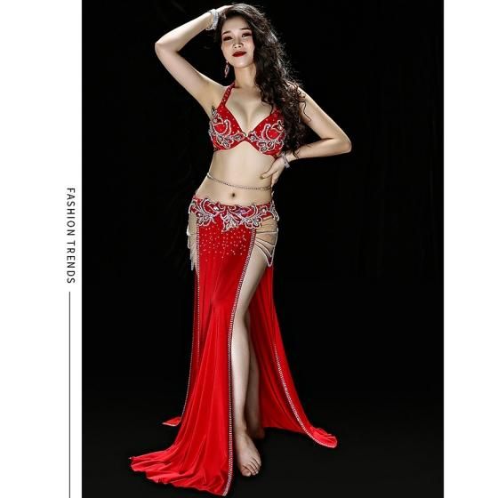 オリエンタル衣装 ラインストーン＆パールデザイン 【全3色】OC1360