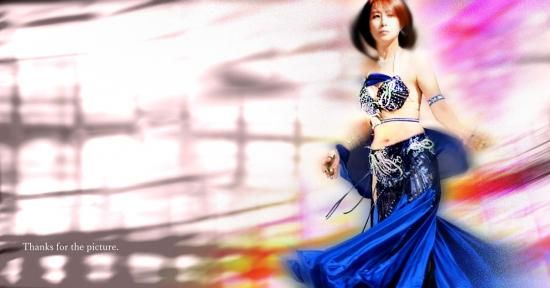 オリエンタルオーダー衣装 ベリーダンス衣装 サファイアブルー ms1839