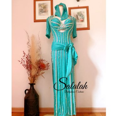 baladi shaabi saidi ドレス オーダー衣装 ティファニーブルー 色変更可能 lw2143