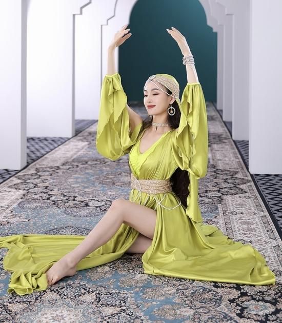 ベリーダンスオリエンタル衣装 ワンピース 難あり オリエンタル衣装,全3色カラフルベリーダンス衣装,OB-175