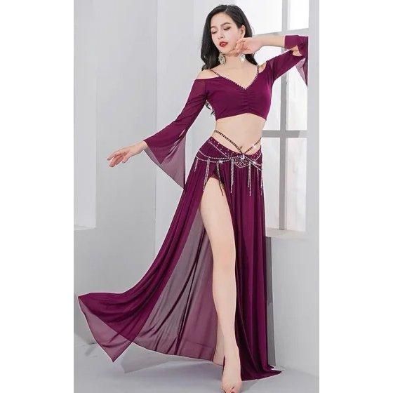 スーパーセール 半額 イエロー・ゴールド煌びやかのベリーダンスセットアップ （楽天 ベリーダンス
