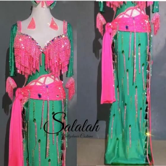 baladi shaabi saidiオーダー衣装 ドレス ブラ ヒップスカーフ